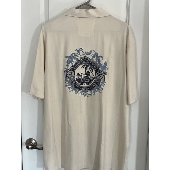 NWT Margaritaville Short Sleeve Button Down Shirt Size L - Picture 2 of 6